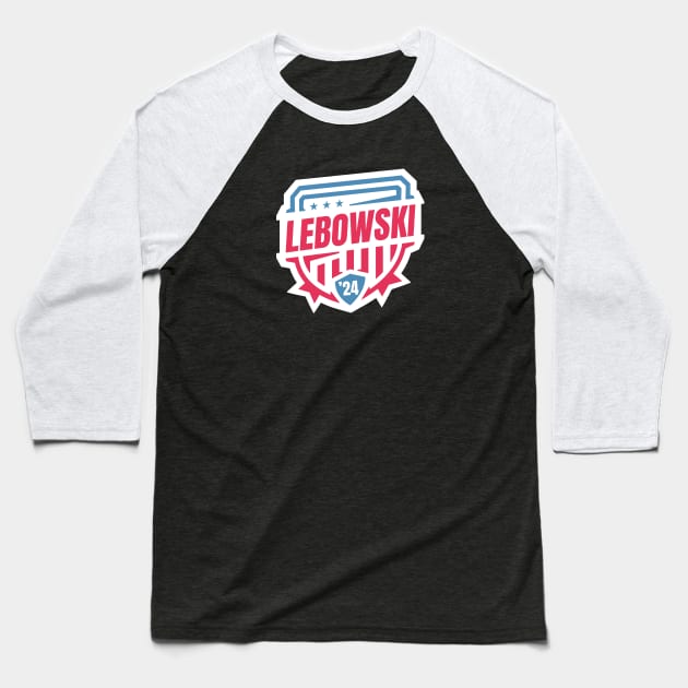 Lebowski '24 Baseball T-Shirt by BodinStreet